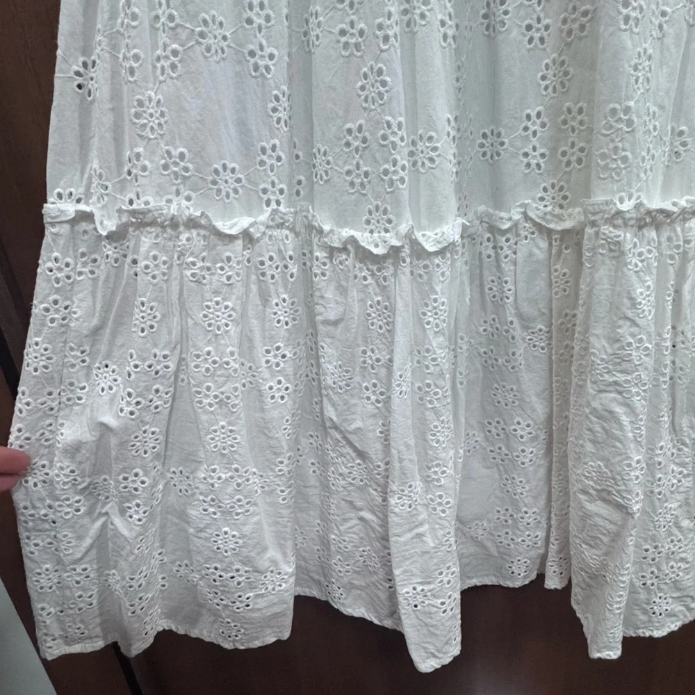 Hill House White Eyelet Maxi Dress - Picture 4 of 6